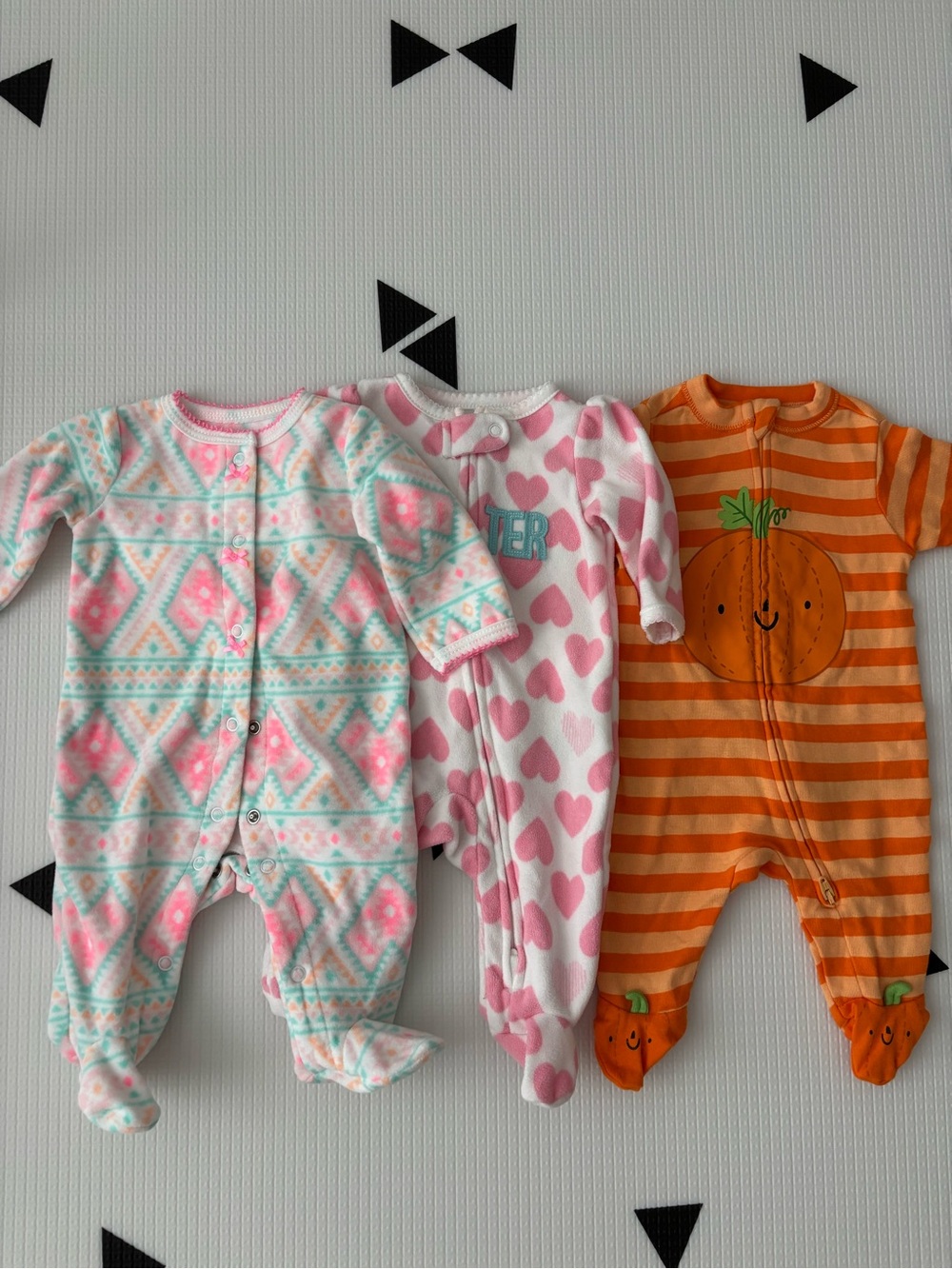 Footed One-Piece for Newborn Baby